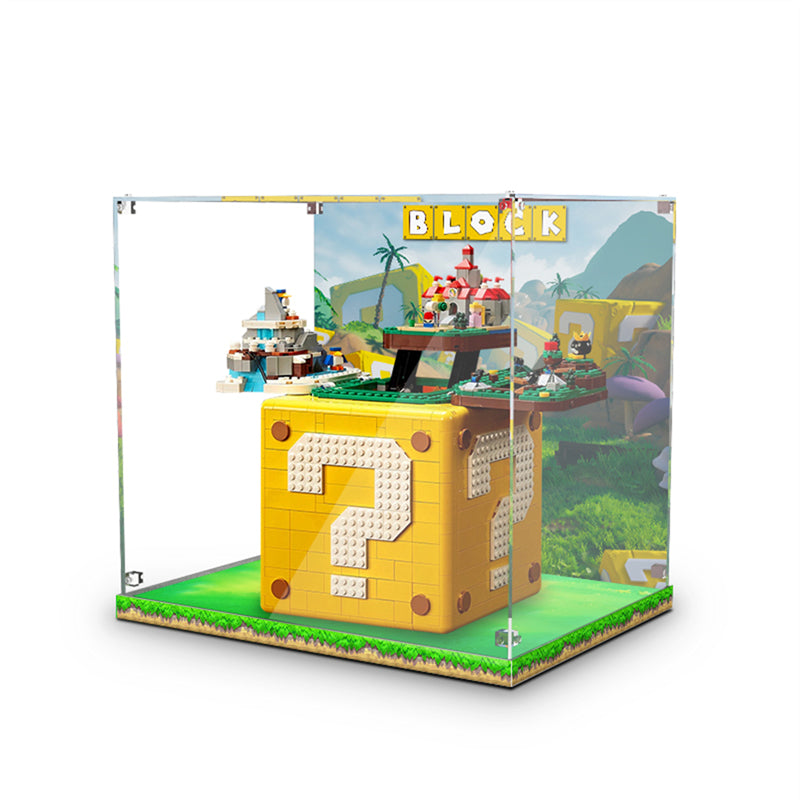 Vitrine für Fragezeichen-Block aus Super Mario 64 (71395)